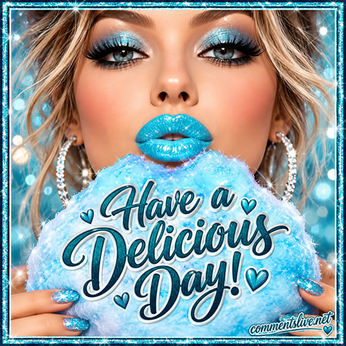 Delicious Day Blue Lips Image
