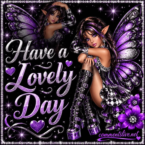 Purple Lovely Fairy Image