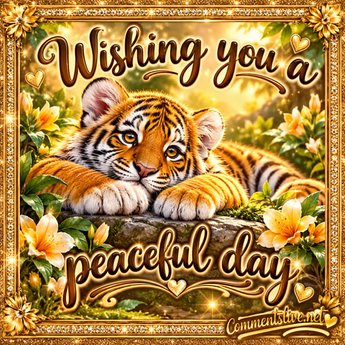 Wishing You A Peaceful Day Image