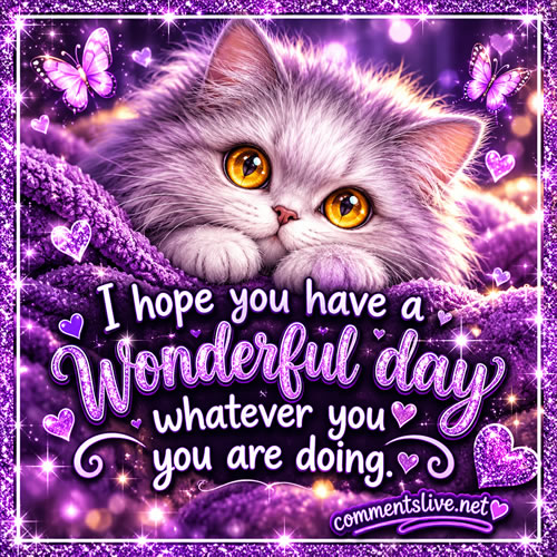 Wonderful Day Cat Image