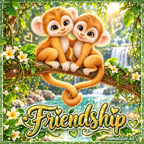 Great Friends Monkey