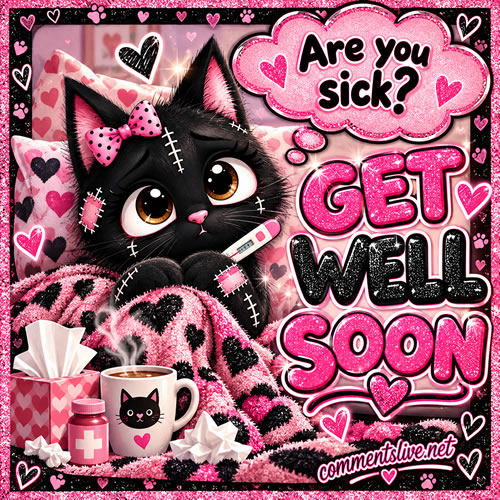 Are You Sick Cat Image