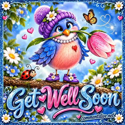 Get Well Bird Image