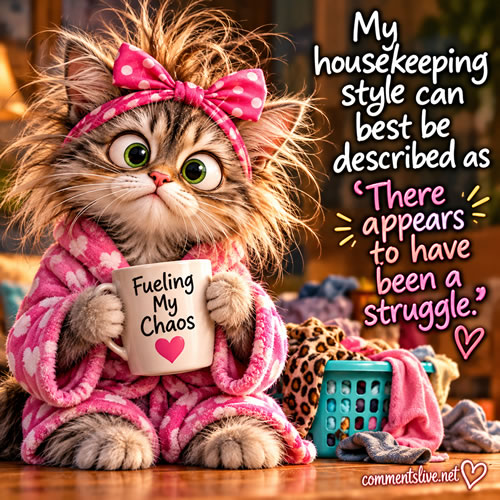 Frazzled Cat Housekeeping