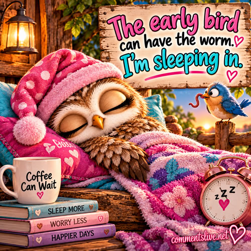 Owl Sleeping In