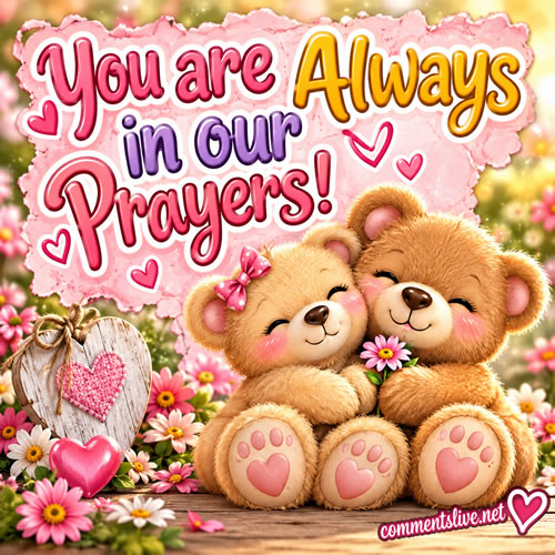 Always In Prayers Teddy