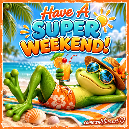 Super Relaxed Frog